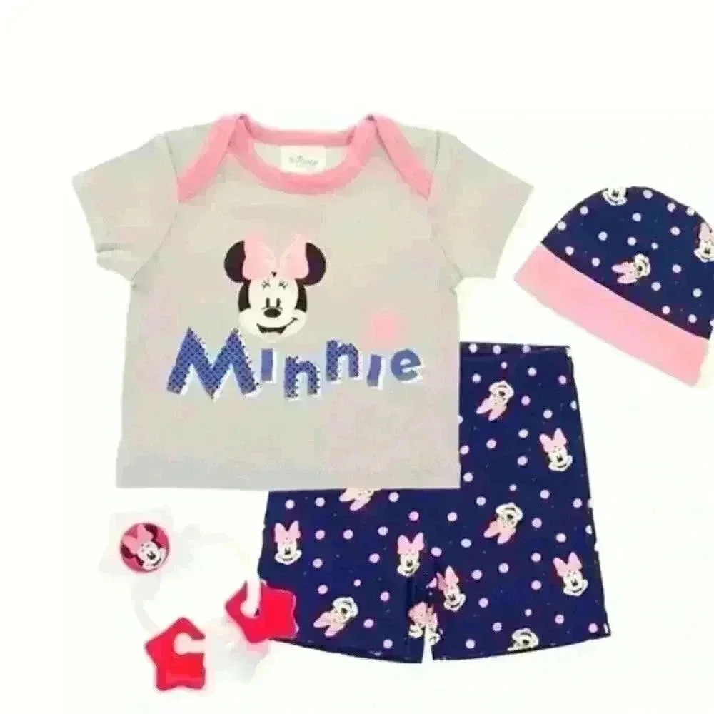 Disney Minnie Mouse 4 Piece Layette Set (Baby / Newborn Clothing)